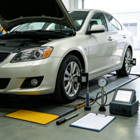Vehicle Safety Inspection & Tyre Health Check Service