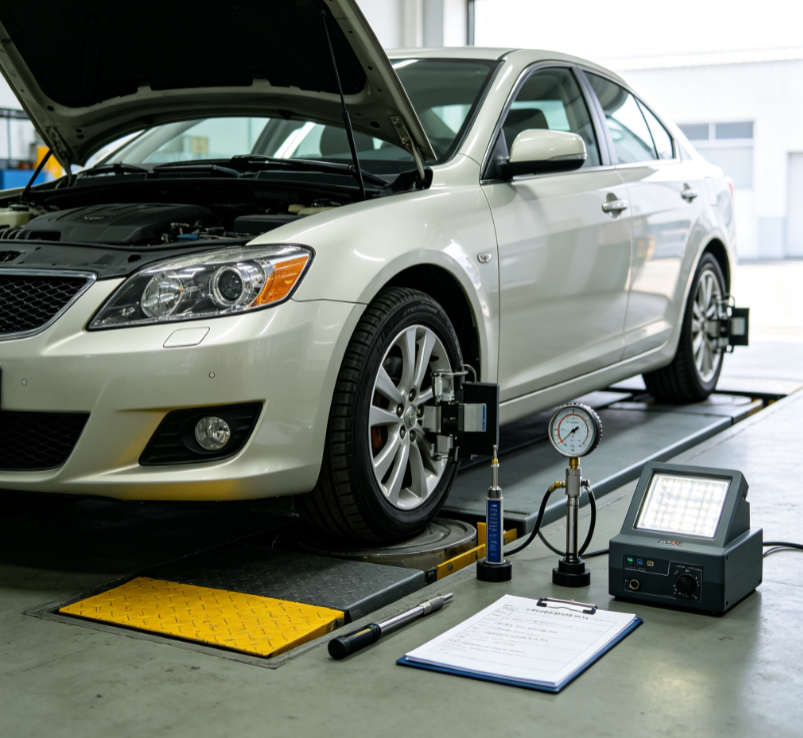 Vehicle Safety Inspection & Tyre Health Check Service